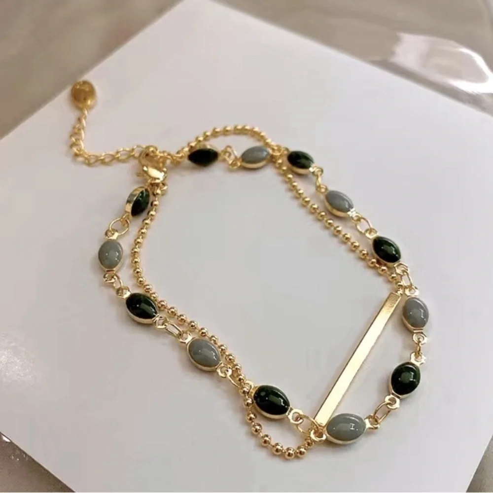 Gold Layered Beaded Bracelet - Picture 4 of 7
